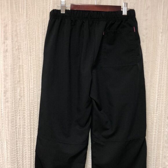 Scrubstar S Black four pocket w/pink trim details scrub bottom pants - Picture 3 of 14